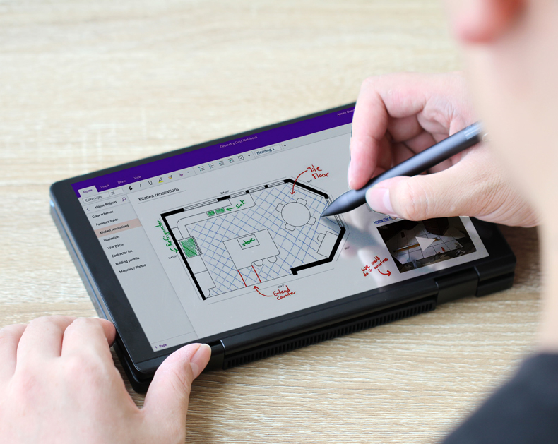 壹號(hào)本三代平板模式手寫